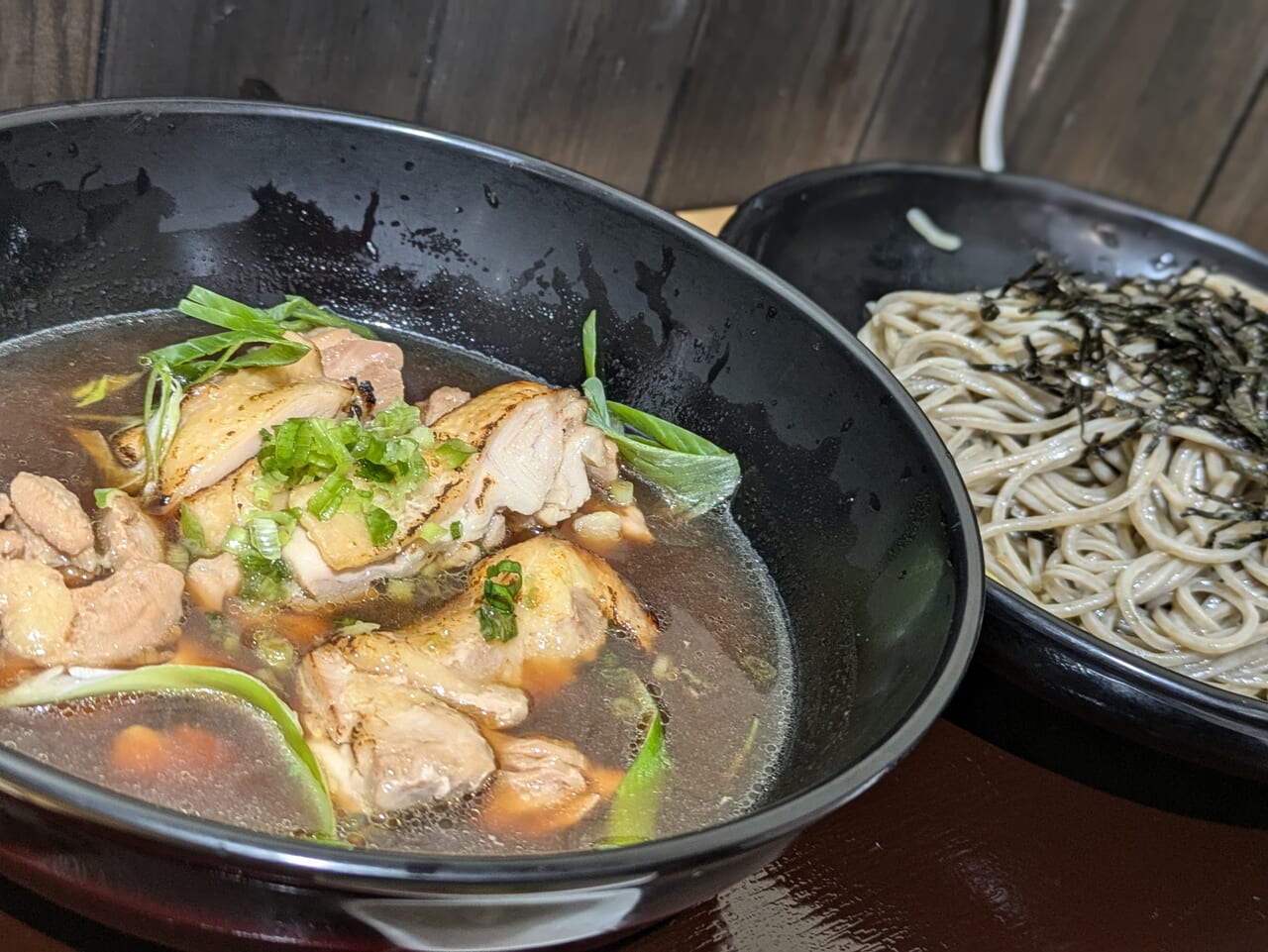 かしわ蕎麦　蕎麦町