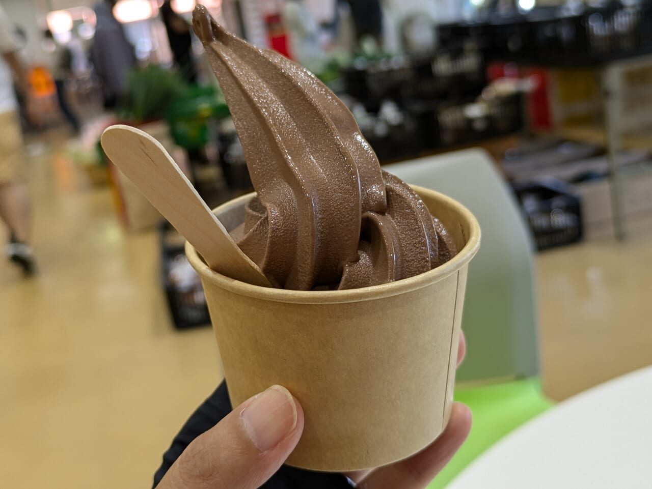 まきば館ソフトクリーム