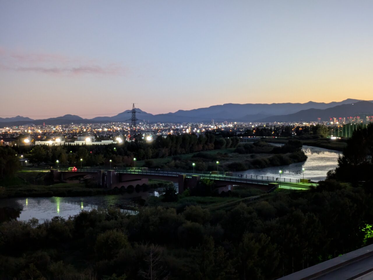 モエレ沼公園　夜景