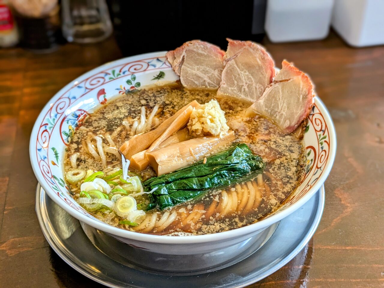 煮干しラーメン北栄　醤油ラーメン　メニュー