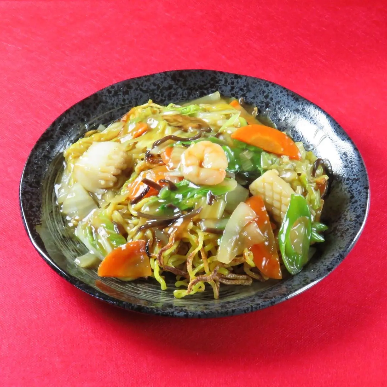 米〇　あんかけ焼きそば